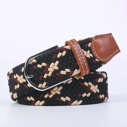 Stretchy Casual Belt Crafted from Elastic Fabric