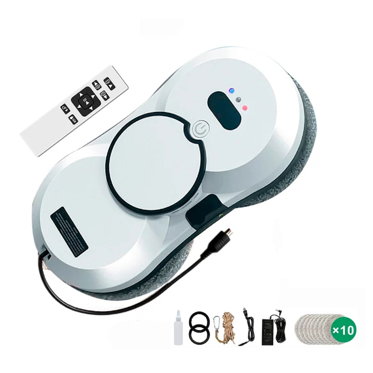 Automatic Window Cleaning Robot with Smart Water Spray and Anti-Drop Feature