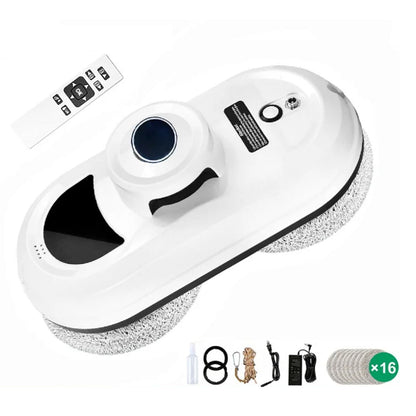 Automatic Window Cleaning Robot with Smart Water Spray and Anti-Drop Feature