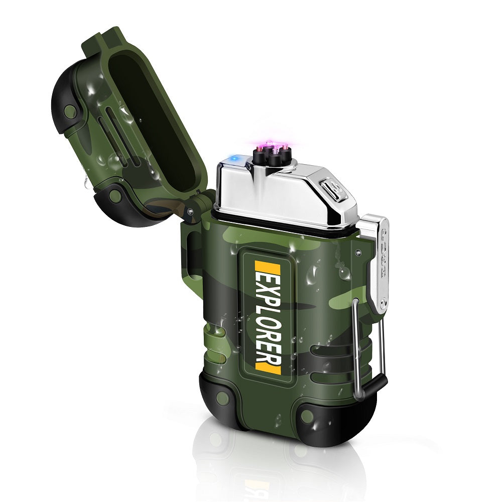 Plasma Lighter with Double Arc – Windproof and Waterproof Design