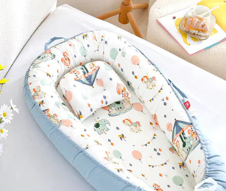 Portable Cotton Baby Nest for Safe and Cozy Relaxation