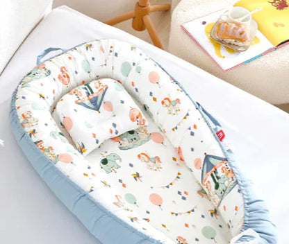 Portable Cotton Baby Nest for Safe and Cozy Relaxation
