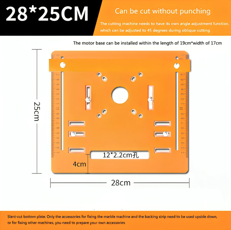 Precision Cutter with Adjustable Base Plate for Accurate and Effortless Cuts