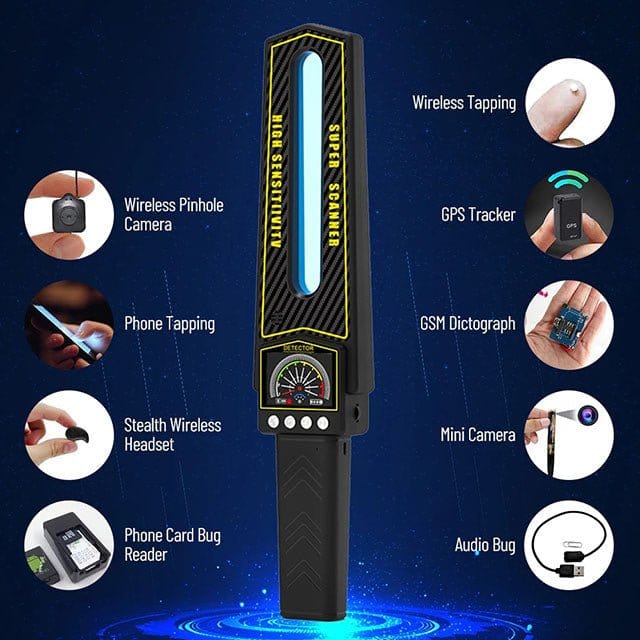 GPS Tracker Detector #2025 – Advanced Hidden Camera & Tracker Sweeper