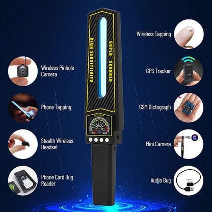GPS Tracker Detector #2025 – Advanced Hidden Camera & Tracker Sweeper