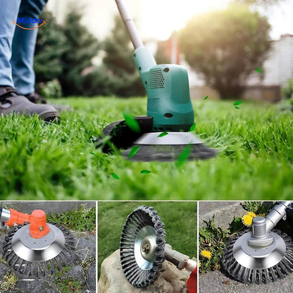 Seamless Weed Brush for Effortless Lawn and Garden Maintenance