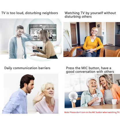 Wireless Headphones for TV with Clear Sound and Dialogue Enhancement