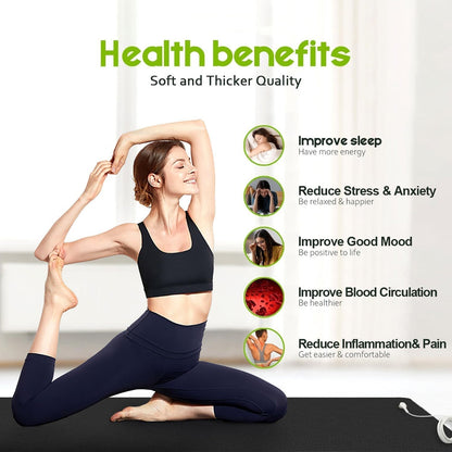 Comfortable Non-Slip Yoga Mat for Exercise and Fitness
