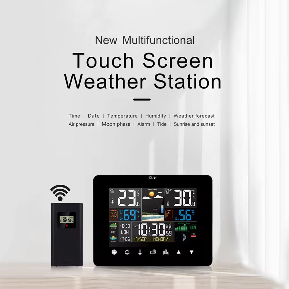 Wireless Weather Station for Home with IP65 Rated Outdoor Sensor