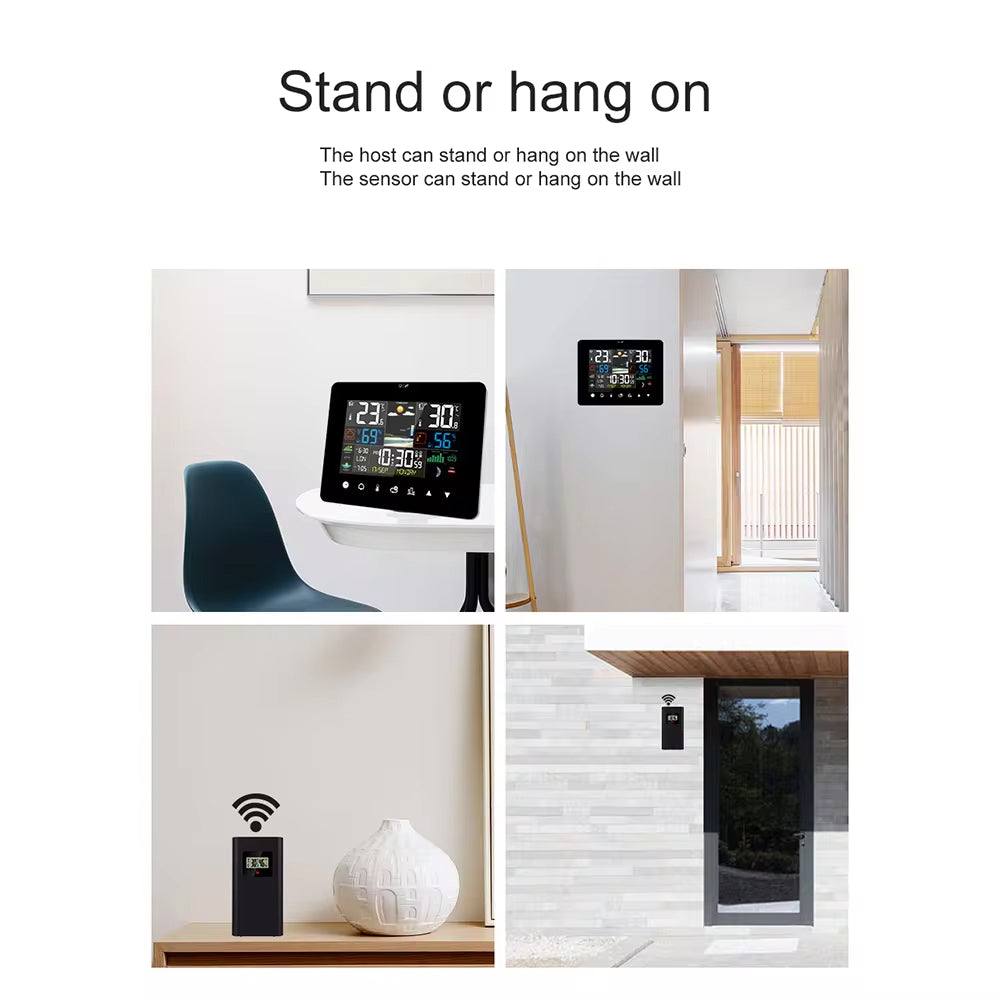 Wireless Weather Station for Home with IP65 Rated Outdoor Sensor