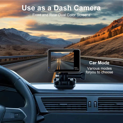 5K Ultra-HD Action Camera for Skiing and Outdoor Adventures