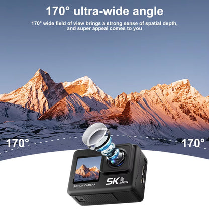 5K Ultra-HD Action Camera for Skiing and Outdoor Adventures