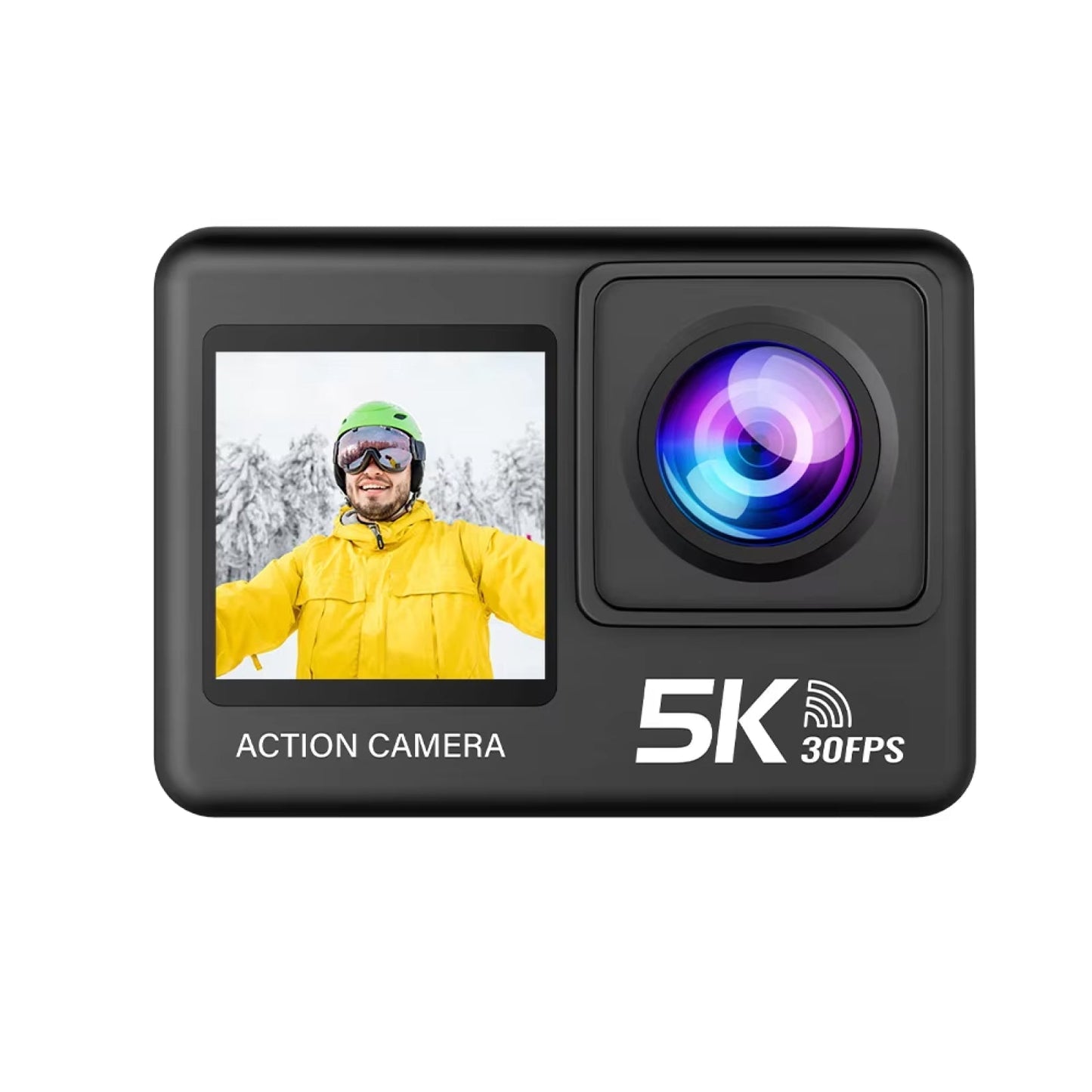 5K Ultra-HD Action Camera for Skiing and Outdoor Adventures