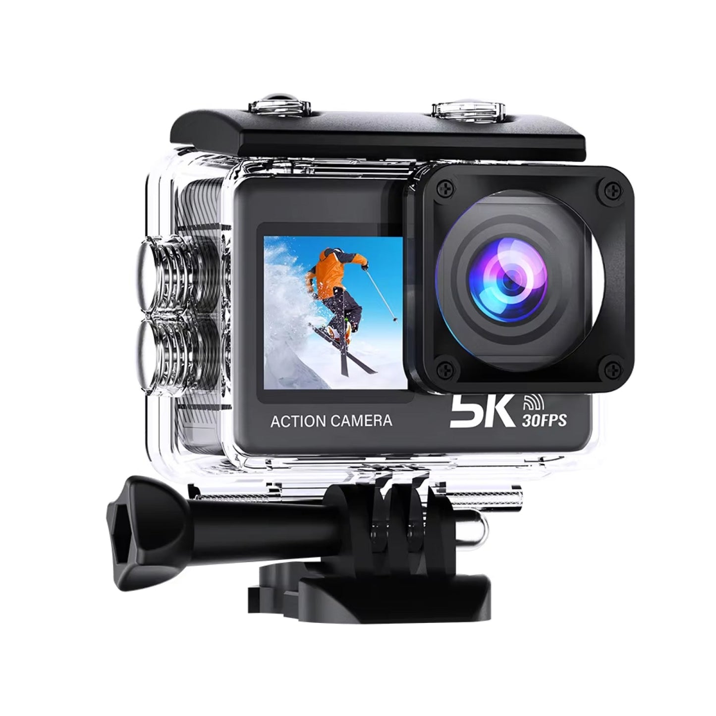 5K Ultra-HD Action Camera for Skiing and Outdoor Adventures