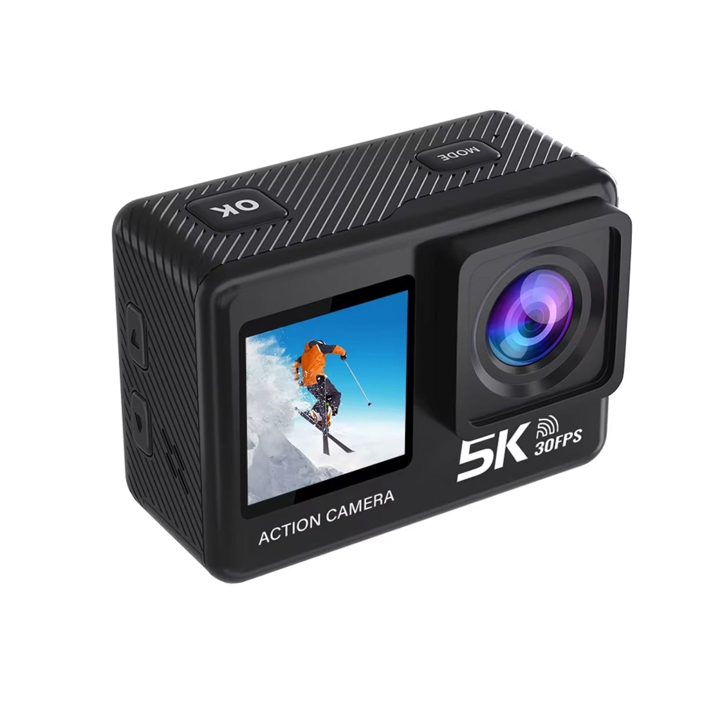 5K Ultra-HD Action Camera for Skiing and Outdoor Adventures