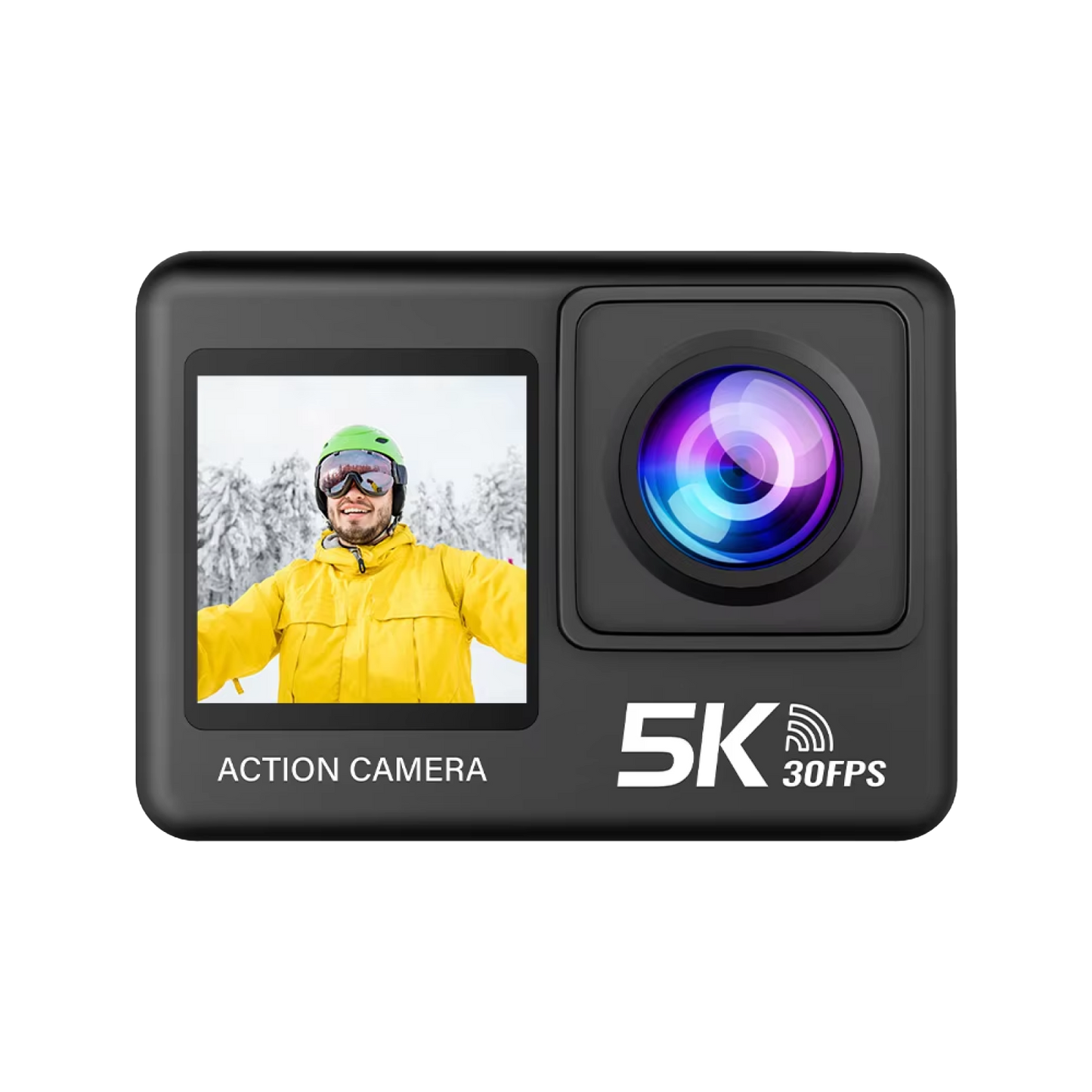 5K Ultra-HD Action Camera for Skiing and Outdoor Adventures