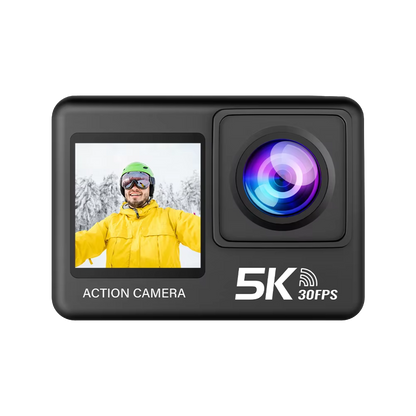 5K Ultra-HD Action Camera for Skiing and Outdoor Adventures