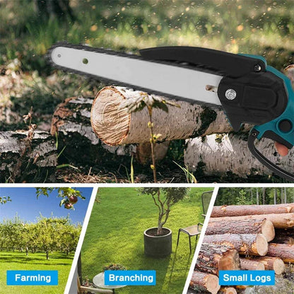 6-Inch Cordless Mini Chainsaw Compatible with Makita