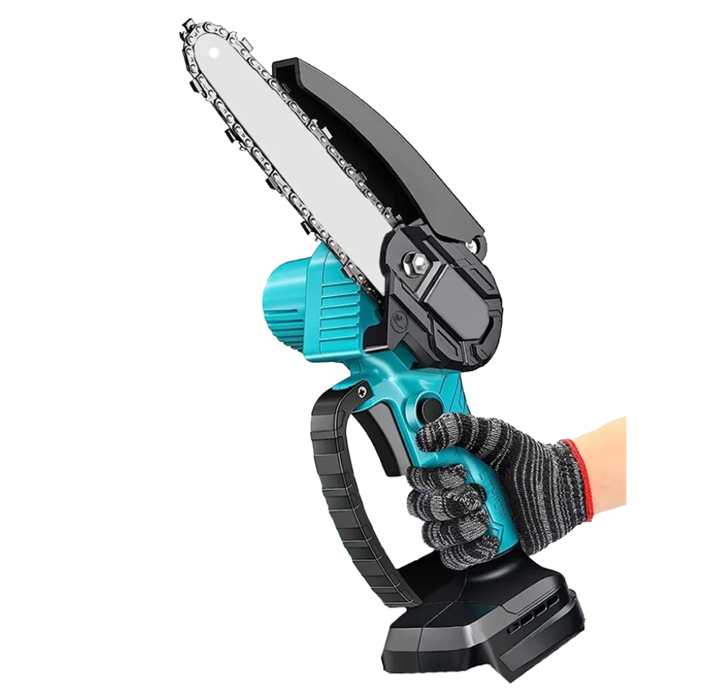 6-Inch Cordless Mini Chainsaw Compatible with Makita