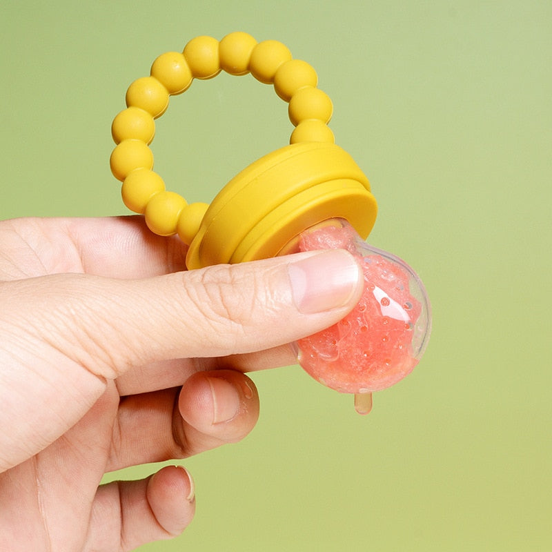 Smart Baby Food Feeder with Teething Ring - BPA Free