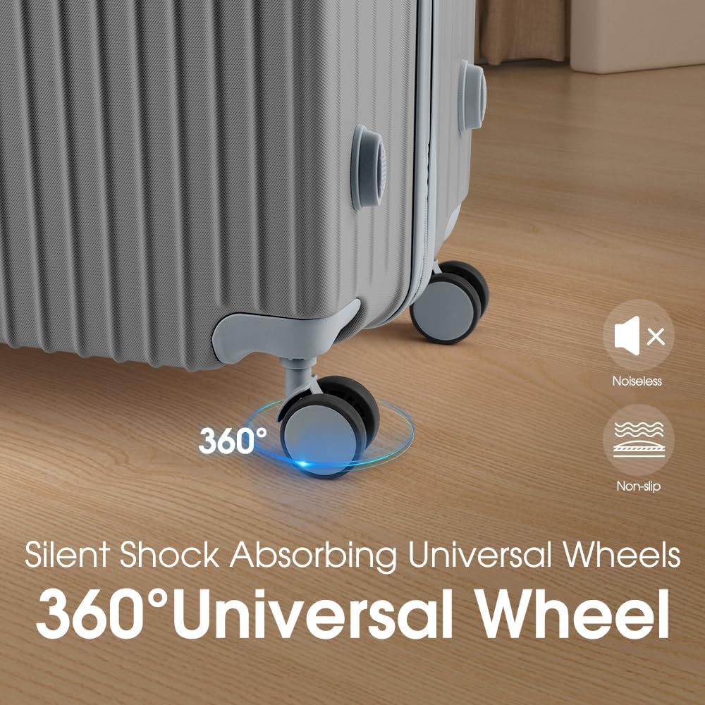 Hard Shell Suitcase with Spinner Wheels and TSA Lock