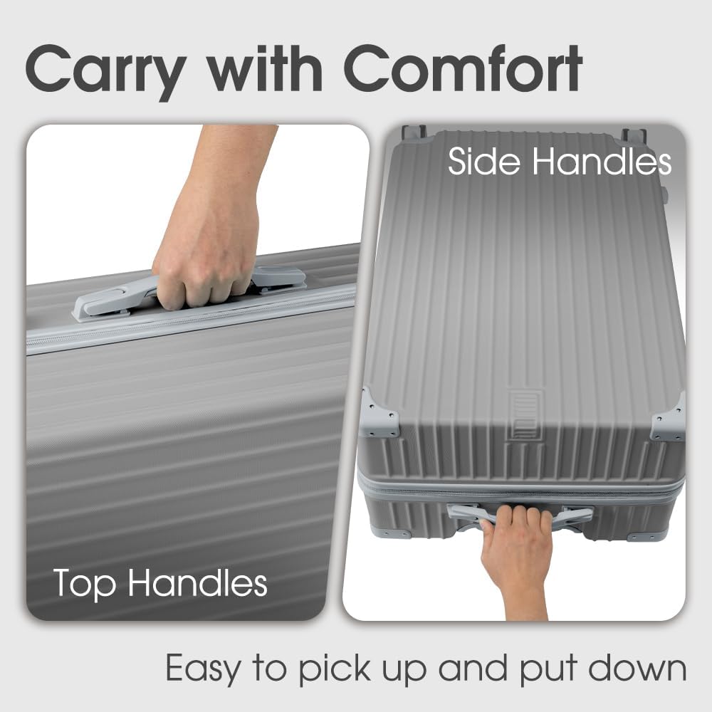 Hard Shell Suitcase with Spinner Wheels and TSA Lock