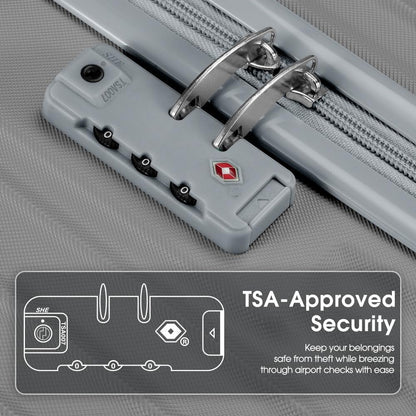 Hard Shell Suitcase with Spinner Wheels and TSA Lock