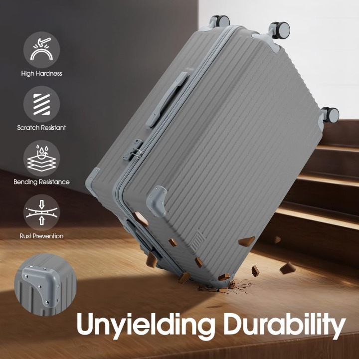 Hard Shell Suitcase with Spinner Wheels and TSA Lock