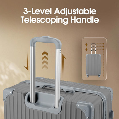 Hard Shell Suitcase with Spinner Wheels and TSA Lock