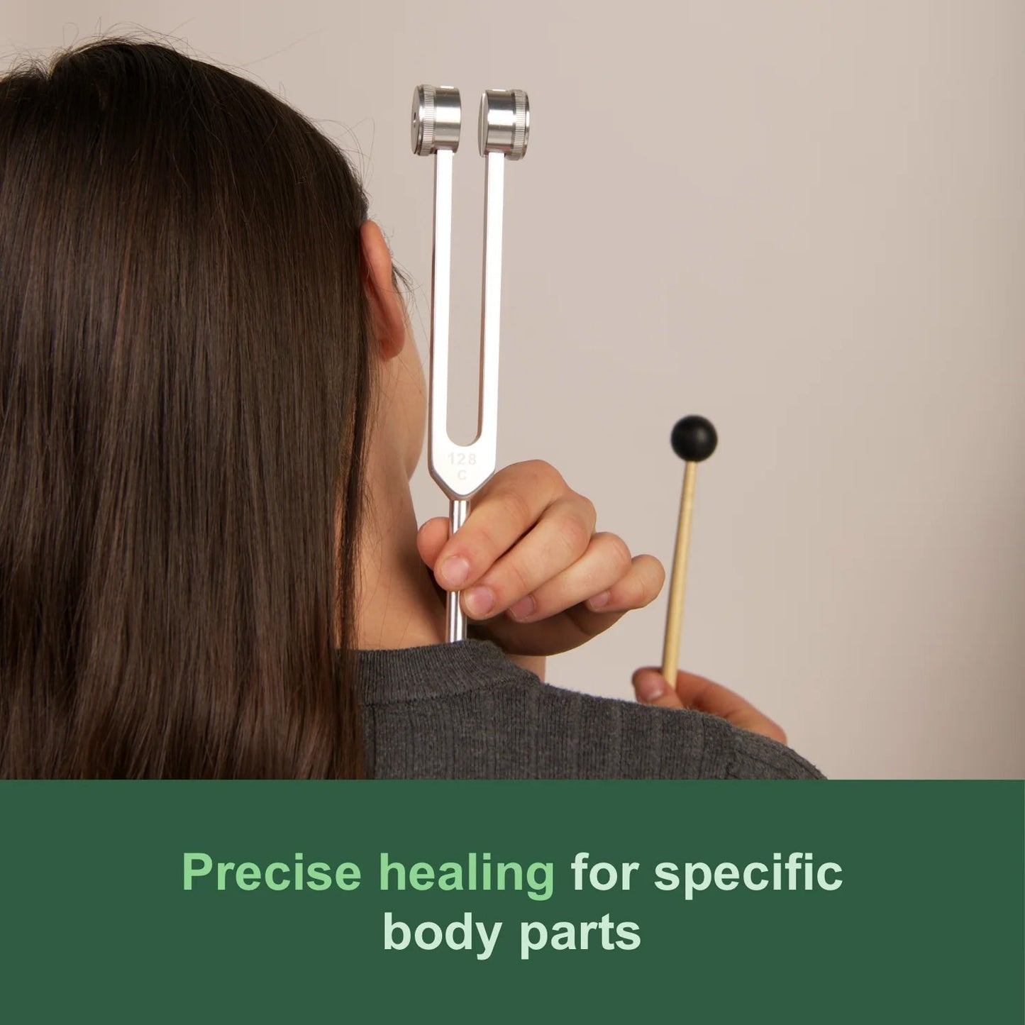 128Hz Tuning Fork for Targeted Vibration Therapy